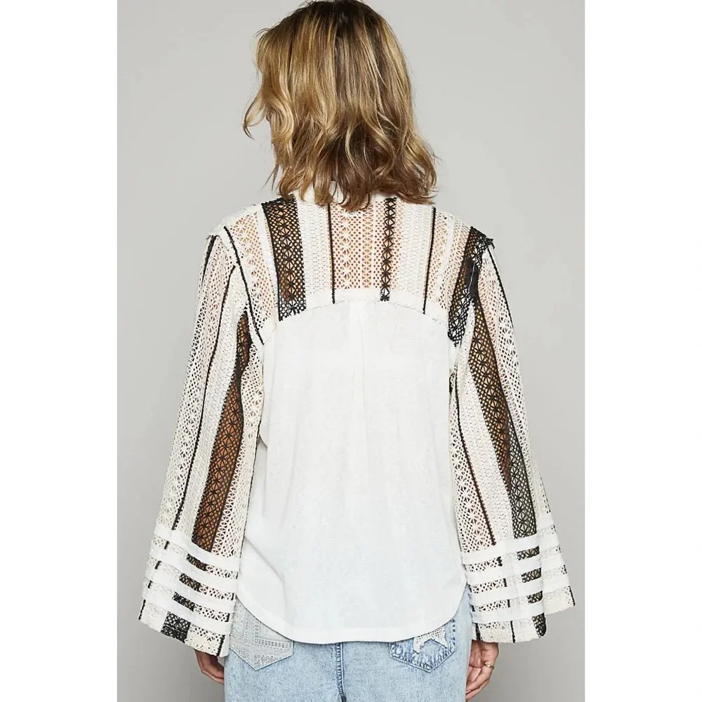 A74- Touch of Spring Top